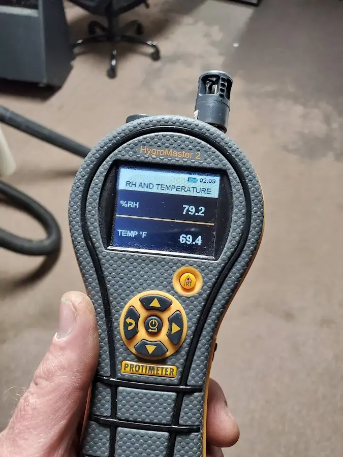 Moisture meter humidity assessment for Fire & Smoke Damage Restoration in Escalon